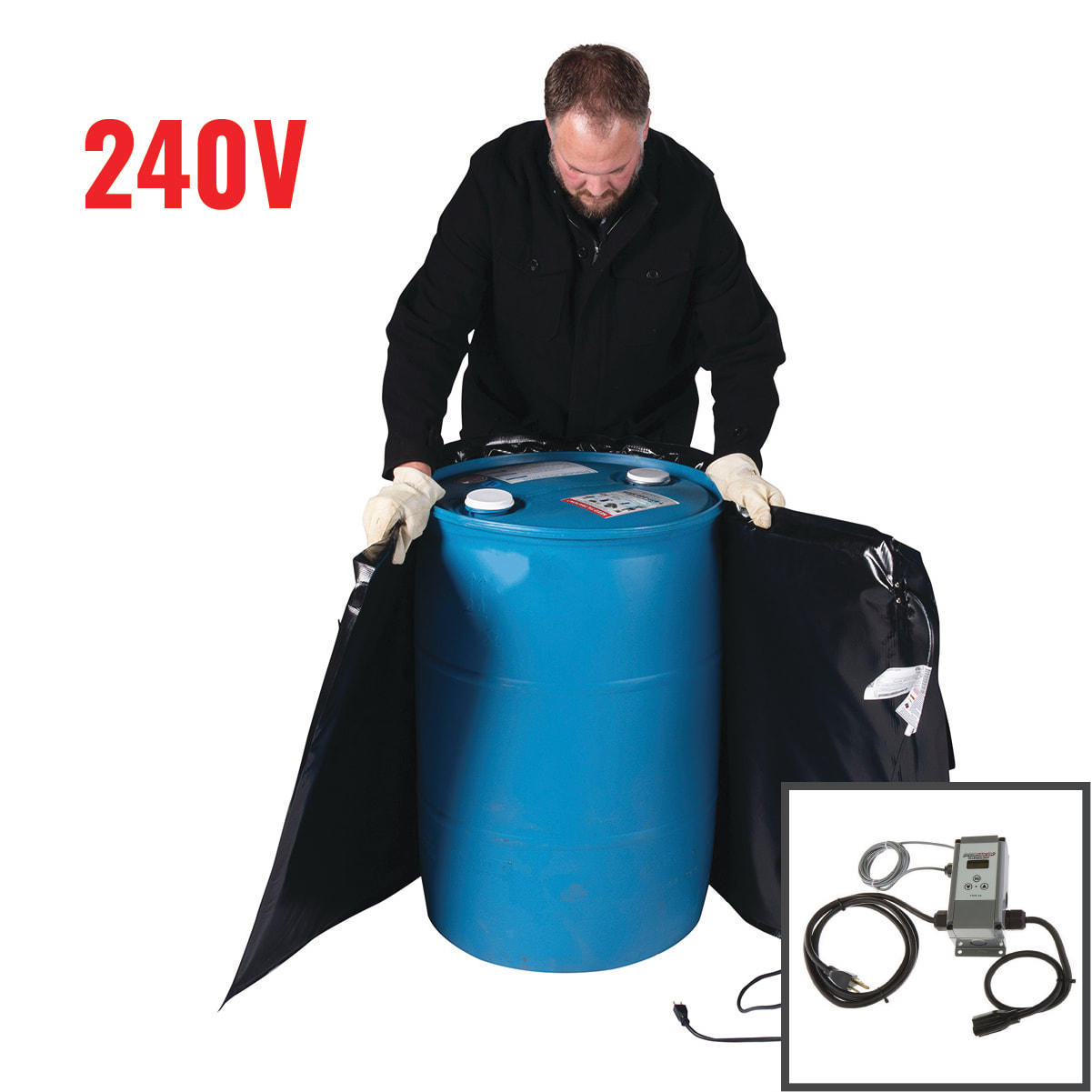 Powerblanket BH55PRO 55 Gallon Drum and Barrel Heaters 240V