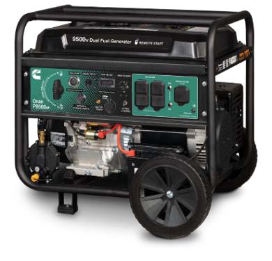 Cummins Onan Generator P9500df - portable 49S Gasoline